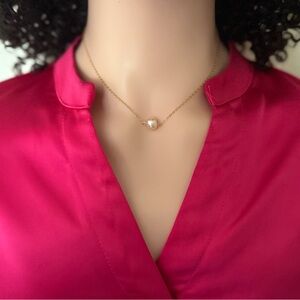 14k Gold-Filled Minimalist Edison Freshwater Pearl Pendant Necklace